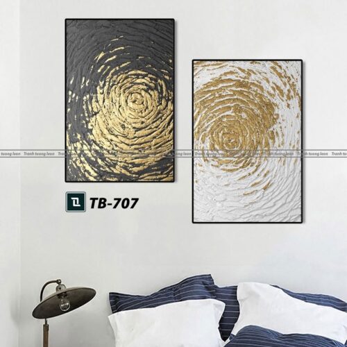 tranh canvas trừu tượng cho phòng làm việc