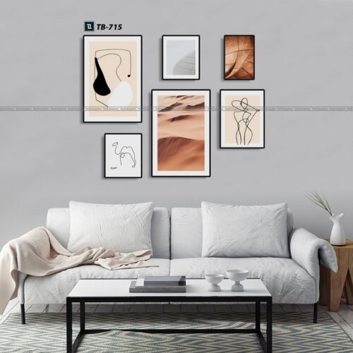 tranh canvas cho phòng khách, tranh trừu tượng