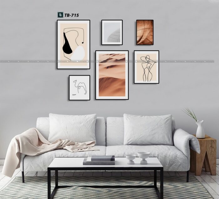tranh canvas cho phòng khách, tranh trừu tượng