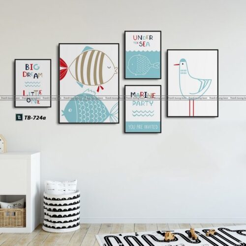 tranh canvas cho phòng của bé